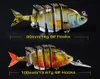 Top Quality 6PcsSet 1x 81x6 Sections Fishing Lure 6 8 FishingHook Swimbait Fish bait Artificial Bass Baits5688645