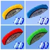 Acessórios de pipa 250cm linha dupla dublês kites voando brinquedos para crianças kite surf praia profissional vento fábrica esporte 231212