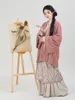 Etnische kleding chinese oude lied-dynastie kleden bloemenprint hanfu daliy elegante jurk 231212