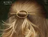 ALYXUY Nuova Moda Semplice Rotonda Forcine Gioielli Donna Ragazze Cerchio di Metallo Clip di Capelli Accessori per Capelli Festa di Nozze H4087219354