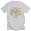 Мужские футболки, забавная футболка с надписью «Carry On My Wayward Son», мужская хлопковая футболка для отдыха, винтажная футболка с короткими рукавами и ТВ «Сверхъестественное», одежда