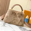 7A Borse per la spesa di lusso Designer di alta qualità Borse tote Nuove borse di lusso per capelli visone Capucines Borse da donna Borse a tracolla moda in vera pelle con coulisse