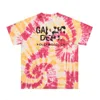 GELLERY DAPT Designer T-shirt Topkwaliteit heren-T-shirts Fashion Label Roze gewassen Korte mouwen Losvallend heren- en dameshalve mouw