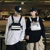 Bolsas de cintura Unisex Streetwear chaleco para el cofre plataforma Oxford Coat Birt Hip Hop Pouching Funcional Tactical Bint Packs 220831250E