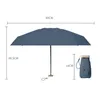 Umbrellas Mini Pocket Umbrella Ultralight 6 Ribs Parasol Rain Sun Women's Man Girls Anti UV Portable 231213