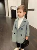 Giacche Giacca invernale per bambini Cappotto di lana per ragazzi Capispalla di lana Abbigliamento per bambini Ragazzo caldo addensare vestiti blazer