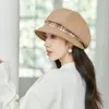 Berretti 2024 della Corea di Stile della Donna di Inverno Berretto Cappelli Delle Signore di Modo All'aperto Casual Pittore Ragazza Francia Cap Femminile Quotidiano Artista