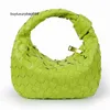 Women Handbag Botteg Venets 2023 Knot Women's Bag Gold Hardware Dumpling Youth Weaving Underarm Handheld Big Hair