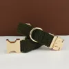 Dog Training Obedience Teddy Velvet Collar And Leash Set For Small Medium Large Dogs Custom Engraved Nameplate Pet Supplies 231212