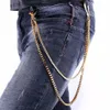 Nouvelle mode 2017 Hiphop Punk Rock taille accessoires 65 cm 2 couches couleur or sétaire boîte ventre chaîne pour hommes pantalons chaînes BC2323 T20276p