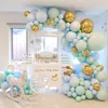 124PCS DIY Balon Garland Macaron Mint Pastel Balloons Dekoracja Przyjęcia Dekoracja urodzin Wedding Baby Shower Anniversary Artykuły 12771