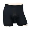 Underbyxor Mäns trosor Silkeslen transparenta boxershorts Ice Silk Bulge Pouch Briefs Trunks Breattable Underwear Ultra-tunna Bikini Underpant