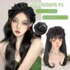 Perruques de cosplay WEILAI bandeau amovible perruque cheveux longs pour femmes synthétique demi-tête couverture cheveux naturels sans trace ondulés/droits 231211