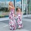 Rompers Summer Mother Kids Long Dresses Beach Party Böhmen Maxi Dress with Pocket Sundress Outfits Cotton Beachwear For Parentchild 231212