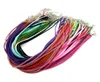 Lot de 100 cordons en daim de 3mm, mélange de couleurs, cordon en velours coréen, collier, chaîne, fermoir à homard, fabrication de bijoux à faire soi-même, 9116062