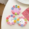 Accessoires pour cheveux, Mini pince à griffes en fleur de cerisier pour fille, petite frange tressée, accessoire de princesse à Clip supérieur