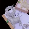 Hip Hop Sieraden Hanger Gra Vvs Moissanite Certificaat Pass Diamond Tester Iced Out Zilver 925 3d voor Mannen