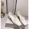 Casual Shoes Luxury Designer Women's Shoes Jimmmys Chooos Network randiga gummisolar Elegant trend Single Shoes Retro Preppy Small Leather Shoes