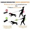 Trening psów posłuszeństwa smyczy refleksyjna elastyczna nylonowa lina z wyściełanym rączką bezpieczeństwa przewinnia obrońca obrońca dla małych średnich dużych psów 231212