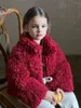 Down Coat Deer Jonmi Winter Baby Girls Red Christmas Cotton Padded Coats Thicken Warm Fleece Children Chic Years Outerwear