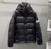 23冬の新しい男性デザイナージャケットのファッションフードドコートダウンメンズとレディースのウィンドブレイカーコート肥厚暖かいクロスイントップ