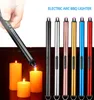 Flamelös ljus lättare USB -laddningsbar plasma elektrisk båge tändare med säkerhetsbrytare för hemkök matlagning camping semester 3191699