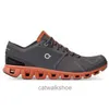 x Cloud Running Shoes Hombre Mujer Nubes Onclouds 1 5 Rust Red Run Entrenamiento y entrenamiento cruzado 2023 Hombres Mujeres Diseñador Entrenador Zapatilla de deporte 5.5 - 12