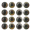 Olhos de pesca acessórios 310mm isca de pesca olhos 4d olhos holográficos diy voar amarrando gabaritos artesanato doll2086357