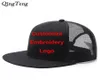 Bola bonés chapéu personalizado bordado letras respirável net beisebol homens mulheres hip hop chapéus lisos verão casual gorra plana 2211056549768