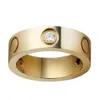 Love Screw Ring Mens Rings Classic High Quality Designer Rostfritt stål Bandringar Fashion Jewelry Woman Wedding Promise Ring WOM1503264