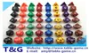 WholeWholes 7pcsset Juego de dados coloridos de alta calidad D4D6D8D10D10D12D20 mazmorras y dragones novedad RPG Digita8477765