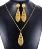 Boucles d'oreilles Collier Dubai Inde Or Femmes De Mariage Fille Pendentif Ensembles De Bijoux Nigérian Africain Ethiopie Fête DIY Charms Cadeau Ws371255792