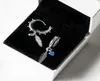 Turquoise harten en veren oorringen dames luxe designer voor 925 sterling zilver mode-oorbel met originele logo box sets4081945