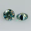 Pierre Moissanite en vrac de 3 0 à 15mm, 1 0ct 6 5mm, couleur verte, ronde et brillante, pierre précieuse VVS1, Test positif avec certificat GRA260q