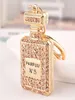 Mooie parfum geurfles charme hangende strass portemonnee tas sleutelhanger cadeau6570108