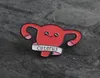 Pins Brooches Feminism Hurray Cartoon Cuterus Uterus Enamel Pins Brooches Badge Lapel Pin Accessories Girl Power Women Rights Femi5274905