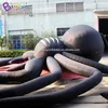 Bouncers infláveis Playhouse Balanços Personalizados 295 Pés Aranha Preta Gigante 9m Grande Insufláveis para Brinquedos de Decoração 231212