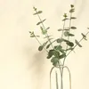 65cm 시뮬레이션 꽃 유칼립투스 인공 식물 녹지 유칼립투스 잎 결혼식 꽃 가정 장식 atificial285h