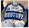 Men's Jackets High Quality Racing Suit Varsity Jacket Men Racer Bomber Design Ins Heavy Embroidery Vintage Motorcycle Coat Jacket 231212