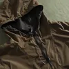Mens Hoodies Sweatshirts Gmiixder açık profesyonel ceket erkekler rüzgar geçirmez su geçirmez yarım zip kazak kapüşonlu gevşek kapüşonlu dağ aşınması 231213
