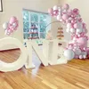 Decorazioni natalizie 104 pezzi Palloncini rosa pastello Kit ghirlanda ad arco in oro rosa metallizzato per baby shower Compleanno Matrimonio 231213