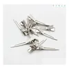 Hårtillbehör 15% 300st 45mm Single Prong Alligator Clips utan tänder Butik Hårstång för DIY Bow/ Accessory Drop Deliver Dh9ot