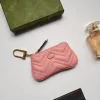 Womens Change Pocket Jumbo G Coin Bolsas para Mulheres Designer Bag Luxo Carteira De Couro Red Stripe Sacos Mens Gold G Card Titular Moda Chaveiro