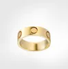 Love Screw Ring Mens Band Rings 3 Diamond Designer Jewelry Jewelry Women Titanium Steel Sploy Goldplated Craft Gold Silver Rose NE936947