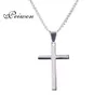 Hänge halsband Jesus halsband för män kvinnor rostfritt stål lådkedjor Crucifix Silver Color Lucky Prayer Smycken Gift7583832