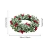 Decorative Flowers Artificial Fall Wreath Autumn Garland Christmas Front Door For Mantle Wall Living Room