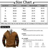 Erkek Hoodies Moda Sweatshirt Yarım Zip Peluş Peluş Sıcak Sporlar Top Vintage Kontrast Renk Patchwork Uzun Kollu Günlük Çok Yönlü Erkekler