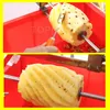 Commercieel gebruik Handcrank Ananasschilmachine Handmatige ananashuidverwijderaar