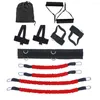 Resistance Bands Band Boxing Muay Training Stretching Strap Set Gym Workout Fintess Exercises Strips Waist Leg Strength Belt