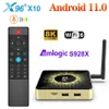 X96 x10 amlogic S928X Android Smart TV Box 8 GB RAM 64GB ROM obsługa 8K USB3.0 WiFi6 Bluetooth 5.2 1000M LAN GOOTA